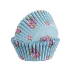 Set 40 Floral Baking Cases