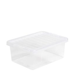 Crystal 37L Box & Lid Clear