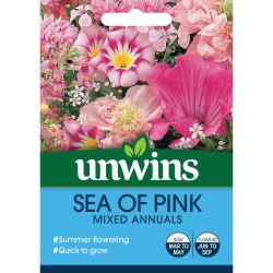 Unwins Sea Of Pink Mixed Annuals