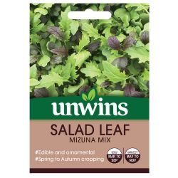 Salad Leaf Mizuna Mix
