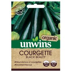 Organic Courgette Black Beauty