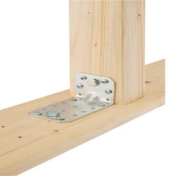 Angle Connector 70 x 70 x 55 x 2.5mm Zinc Plated