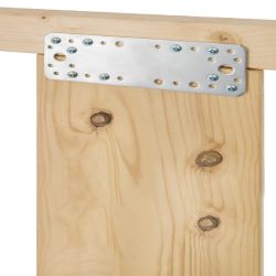 Flat Perforated Plate 35 x 100x 3.0mm Zinc Plated