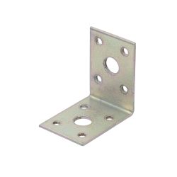 Angle Connector 50 x 50 x 35 x 2.5mm Zinc Plated