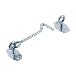 Hook Lock On Plate Black Galvanized 5,5X100Mm