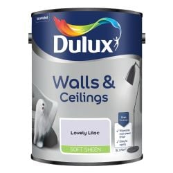 Dulux Walls & Ceilings Soft Sheen Lovely Lilac 5L