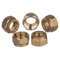 Compression Fittings - 1/2" Nuts 5 pack 378A