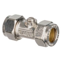 Plumbing Valve - 1/2"  Isolation Valve (Screwdriver Operated)