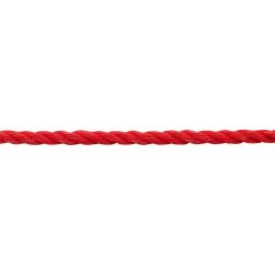 Pp Rope, Twisted, Red,  8Mm
