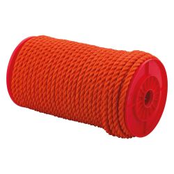 Twisted Rope Orange, price per metre
