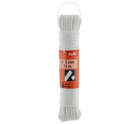 Pp Phosphoresce Rope, White, 4,8Mm, 15M