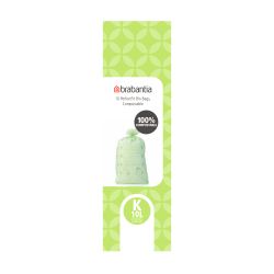 Brabantia PerfectFit Compostable Bin Liners (K) 10 Litre - 10 bags