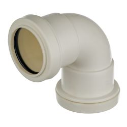 Push Fit Waste Fittings - 40mm 90 Degree Swept Elbow