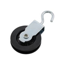 Hoist Pulley Rotating Hook 60Mm 8Mm Cord