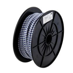 Bungee Cord, White Blue Stripes, 8Mm