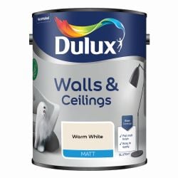 Dulux Walls & Ceilings Matt Warm White 5L