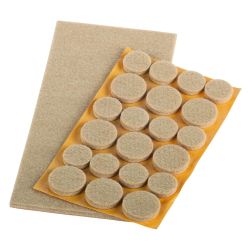 Fix-O-Moll Parquet Self-Adhesive Glider 22 Piece Set