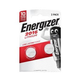 Energizer CR2016 Coin Lithium Battery - 2 Pack
