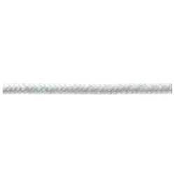 White Rope Braided Polyester 6mm  -1 mt