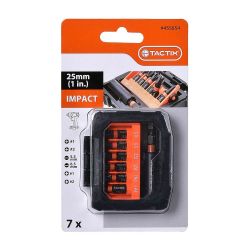 Tactix 7Pc Impact Bit Set Sl/Ph/Pz