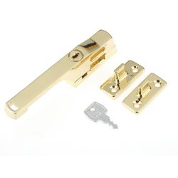 Yale Lockable Window Handle - Polished Brass Finish