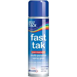 Bostik Fast Tak Permanent Contact Adhesive Spray 500ml