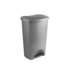 Addis 50Lt Pedal Bin Metallic