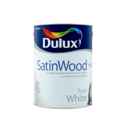 Dulux Satinwood Pure White 5L
