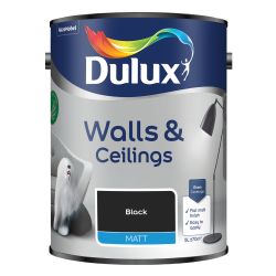 Dulux Vinyl Matt Black 5L
