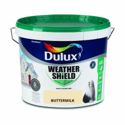 Dulux Weathershield Smooth Masonry Buttermilk 10L