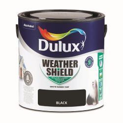 Dulux Weathershield Smooth Masonry Black 2.5L