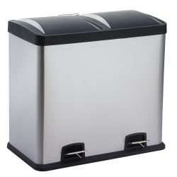 2 Compartment 60 Litre Recycle Bin