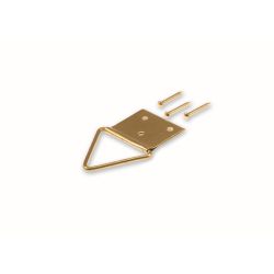 Picture Hanger Brass Plated 5/3 Holes