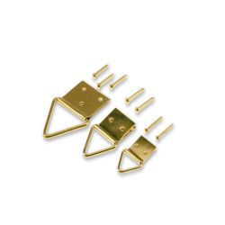 Picture Hanger Brass Plated 1-5