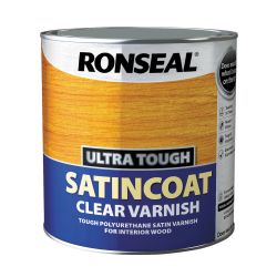 Ronseal 2.5 Litres Ultra Tough Varnish Satincoat