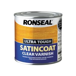 Ronseal 250ml Ultra Tough Varnish Satincoat