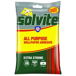 Solvite All Purpose Extra Strong Wallpaper Paste 15 Roll Sachet 