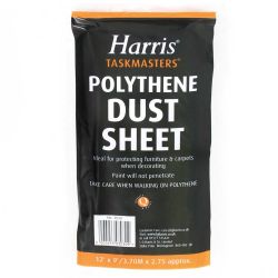 Harris 3030 Task Master Dust sheet  12 ft x 9 ft