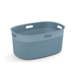 Curver Filo Laundry Basket Stone Blue 45Lt