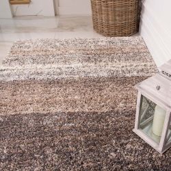 Murano Stripe Neutral Rug - 80cm x 150cm