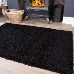 Vancouver Black Rug - 80 cm x 150cm
