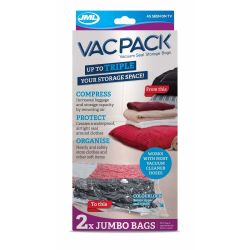 JML Vac Pac Replacement Bags Jumbo X 2
