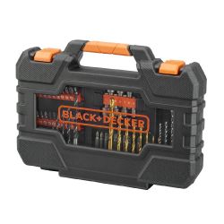 Black+Decker 76 Pce Easy Grip Drill Driver Acc Set