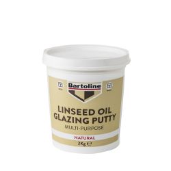 Bartoline 2Kg Linseed Oil Putty Natural