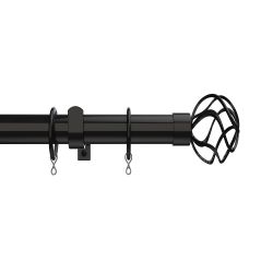 Woodies 25 28mm Ext Cage Pole 120-210cm Black