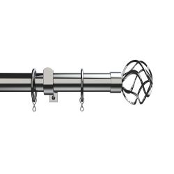 Woodies 25 28mm Ext Cage Pole 120-210cm Chrome