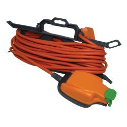 15M Extension Lead With Single Inline Weatherproof Socket