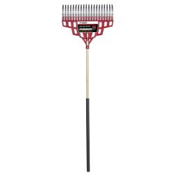 True Temper Darby Light Weight Multipurpose 20 Tooth Rake With Wood Handle
