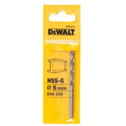 DEWALT HSS-G Drill Bit 5mm