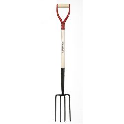 True Temper Darby Solid Socket Border Fork With Steel D Grip
